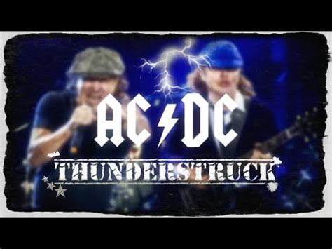 acdc thunderstruck lyrics|thunder traducción.
